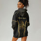 Personalized Egypt Was Sceptre Hoodie Dress Gold Pharaoh Patterns