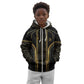 Personalized Egypt Was Sceptre Kid Hoodie Gold Pharaoh Patterns