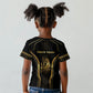 Personalized Egypt Was Sceptre Kid T shirt Gold Pharaoh Patterns