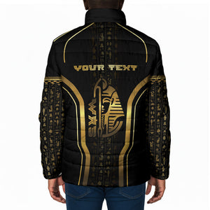 Personalized Egypt Was Sceptre Padded Jacket Gold Pharaoh Patterns