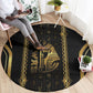 Egypt Was Sceptre Round Carpet Gold Pharaoh Patterns