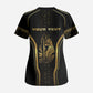 Personalized Egypt Was Sceptre Scrub Top Gold Pharaoh Patterns