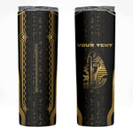 Personalized Egypt Was Sceptre Skinny Tumbler Gold Pharaoh Patterns