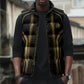 Personalized Egypt Was Sceptre Sleeveless Puffer Jacket Gold Pharaoh Patterns