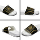 Egypt Was Sceptre Slide Sandals Gold Pharaoh Patterns