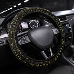 Egypt Was Sceptre Steering Wheel Cover Gold Pharaoh Patterns