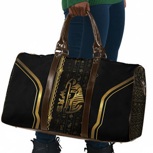 Egypt Was Sceptre Travel Bag Gold Pharaoh Patterns