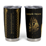 Personalized Egypt Was Sceptre Tumbler Cup Gold Pharaoh Patterns