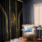 Egypt Was Sceptre Window Curtain Gold Pharaoh Patterns