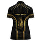 Personalized Egypt Was Sceptre Women Polo Shirt Gold Pharaoh Patterns