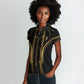 Personalized Egypt Was Sceptre Women Polo Shirt Gold Pharaoh Patterns