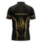Personalized Egypt Was Sceptre Zipper Polo Shirt Gold Pharaoh Patterns