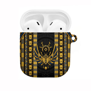 Egypt The Scarab Beetle AirPods Case Winged Solar Amulet Symbol