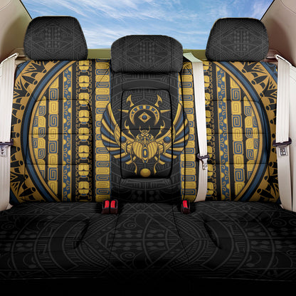 Egypt The Scarab Beetle Back Car Seat Cover Winged Solar Amulet Symbol