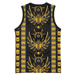 Egypt The Scarab Beetle Basketball Jersey Winged Solar Amulet Symbol