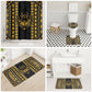 Egypt The Scarab Beetle Bathroom Set Winged Solar Amulet Symbol