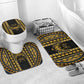 Egypt The Scarab Beetle Bathroom Set Winged Solar Amulet Symbol