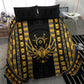 Egypt The Scarab Beetle Bedding Set Winged Solar Amulet Symbol