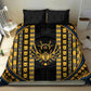 Egypt The Scarab Beetle Bedding Set Winged Solar Amulet Symbol