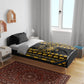 Egypt The Scarab Beetle Bedding Set Winged Solar Amulet Symbol