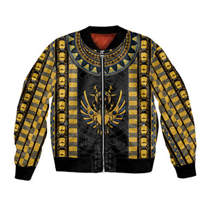 Egypt The Scarab Beetle Bomber Jacket Winged Solar Amulet Symbol