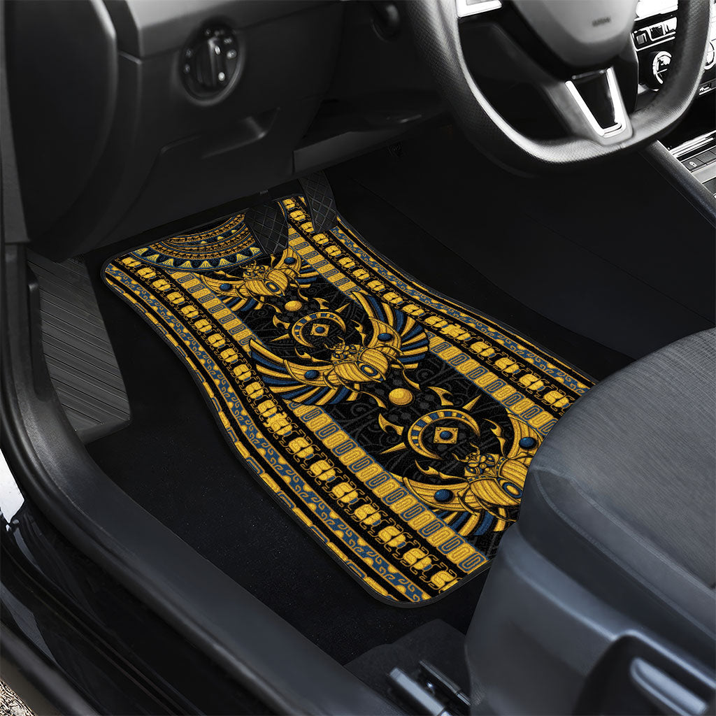 Egypt The Scarab Beetle Car Mats Winged Solar Amulet Symbol