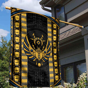 Egypt The Scarab Beetle Garden Flag Winged Solar Amulet Symbol