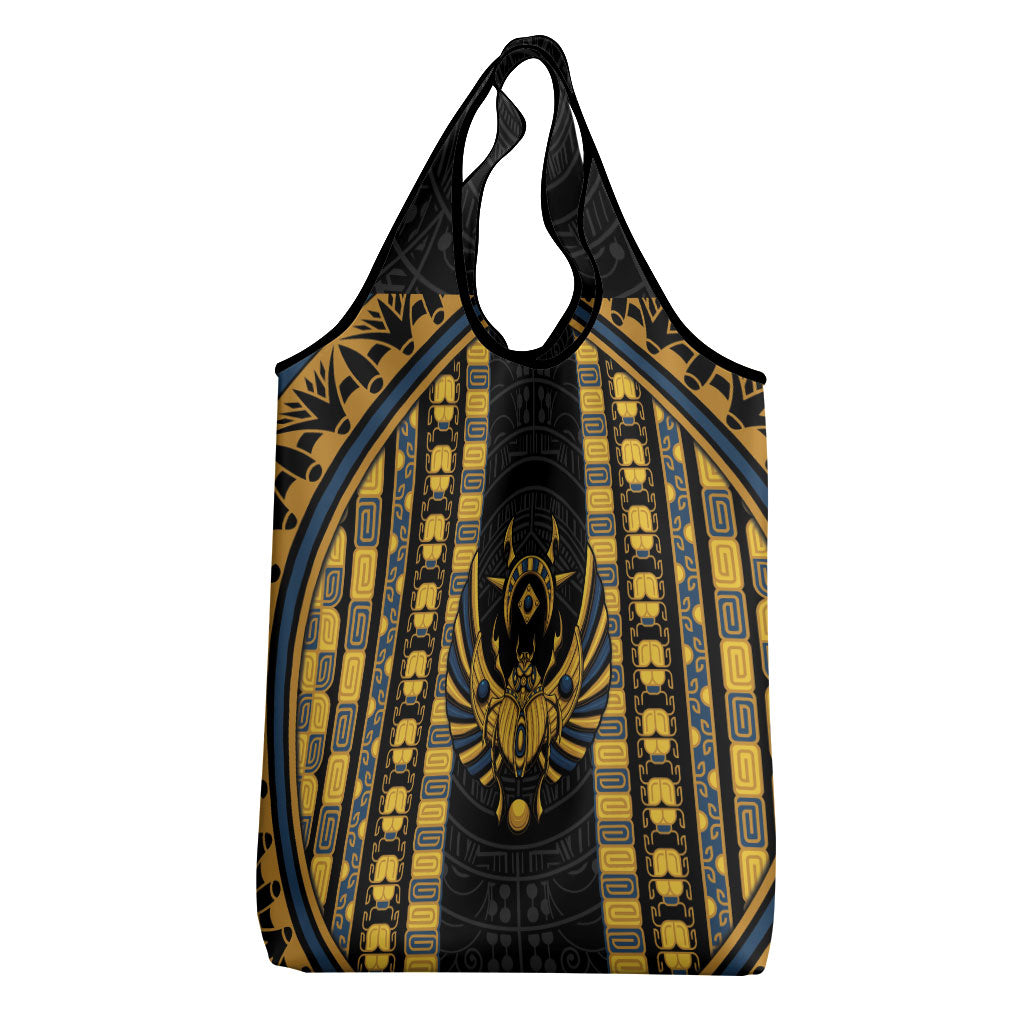 Egypt The Scarab Beetle Grocery Bag Winged Solar Amulet Symbol