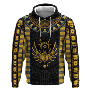 Egypt The Scarab Beetle Hoodie Winged Solar Amulet Symbol