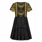Egypt The Scarab Beetle Kid Short Sleeve Dress Winged Solar Amulet Symbol
