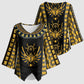Egypt The Scarab Beetle Kimono Sleeve Blouse Winged Solar Amulet Symbol