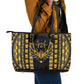 Egypt The Scarab Beetle Leather Tote Bag Winged Solar Amulet Symbol