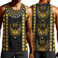 Egypt The Scarab Beetle Men Tank Top Winged Solar Amulet Symbol