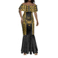 Egypt The Scarab Beetle Mermaid Dress Winged Solar Amulet Symbol