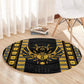 Egypt The Scarab Beetle Round Carpet Winged Solar Amulet Symbol