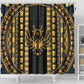 Egypt The Scarab Beetle Shower Curtain Winged Solar Amulet Symbol