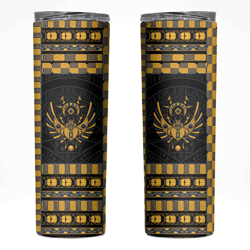 Egypt The Scarab Beetle Skinny Tumbler Winged Solar Amulet Symbol