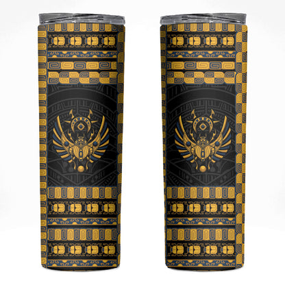 Egypt The Scarab Beetle Skinny Tumbler Winged Solar Amulet Symbol