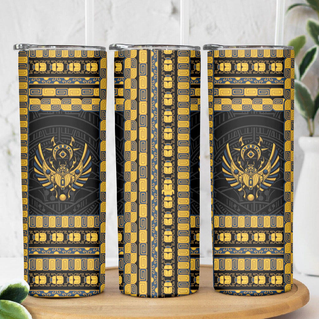 Egypt The Scarab Beetle Skinny Tumbler Winged Solar Amulet Symbol