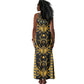 Egypt The Scarab Beetle Tank Maxi Dress Winged Solar Amulet Symbol