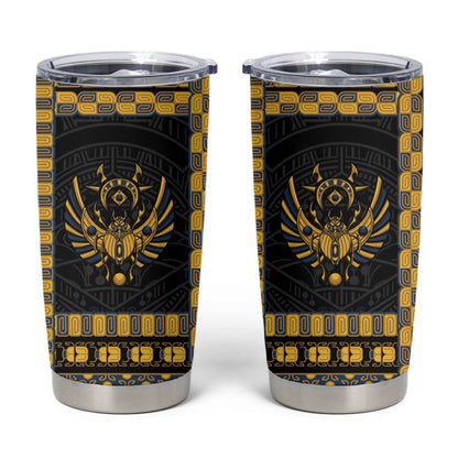 Egypt The Scarab Beetle Tumbler Cup Winged Solar Amulet Symbol