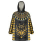 Egypt The Scarab Beetle Wearable Blanket Hoodie Winged Solar Amulet Symbol