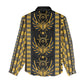 Egypt The Scarab Beetle Women Casual Shirt Winged Solar Amulet Symbol