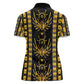 Egypt The Scarab Beetle Women Polo Shirt Winged Solar Amulet Symbol