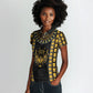 Egypt The Scarab Beetle Women Polo Shirt Winged Solar Amulet Symbol