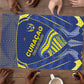 Curacao Football Puzzle Blue Wave Geometric Caribbean Sports Motif