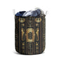 Egypt Cartouche Laundry Basket Gold Pharaoh Hieroglyphics Patterns