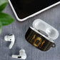 Egypt Cartouche AirPods Case Gold Pharaoh Hieroglyphics Patterns