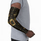 Egypt Cartouche Arm Sleeves Gold Pharaoh Hieroglyphics Patterns