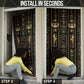 Egypt Cartouche Door Cover Gold Pharaoh Hieroglyphics Patterns